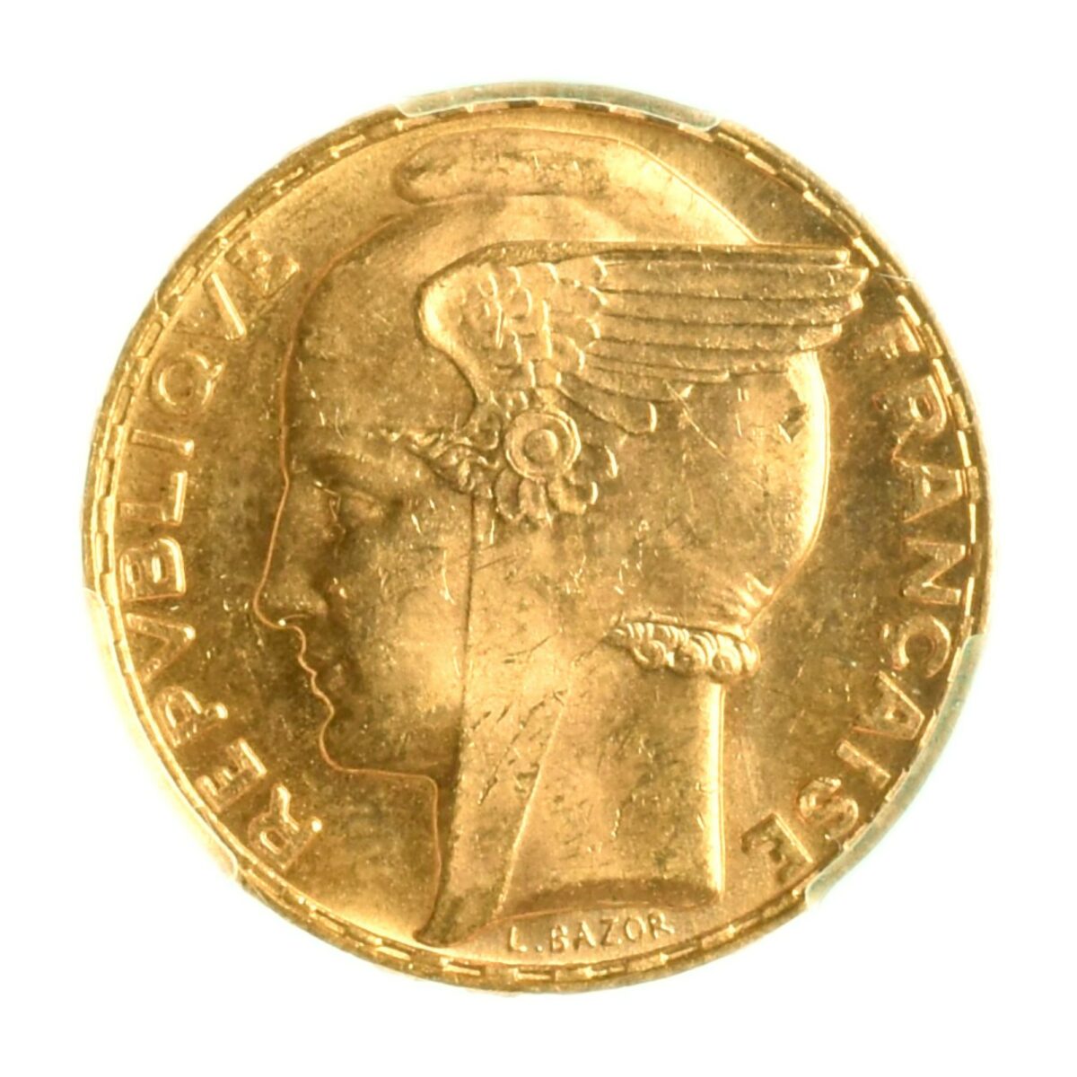 france 100francs or bazor avers 323