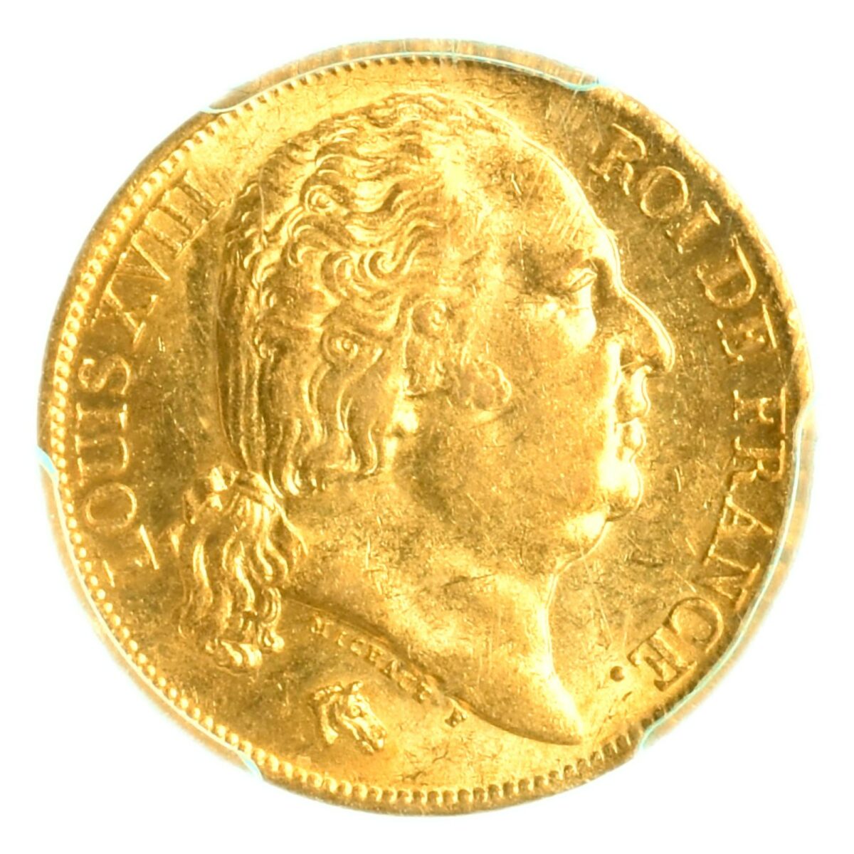 20 francs 1818 avers or 319