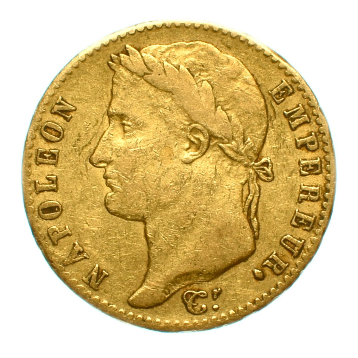 20 francs or 1815 100jours revers 372