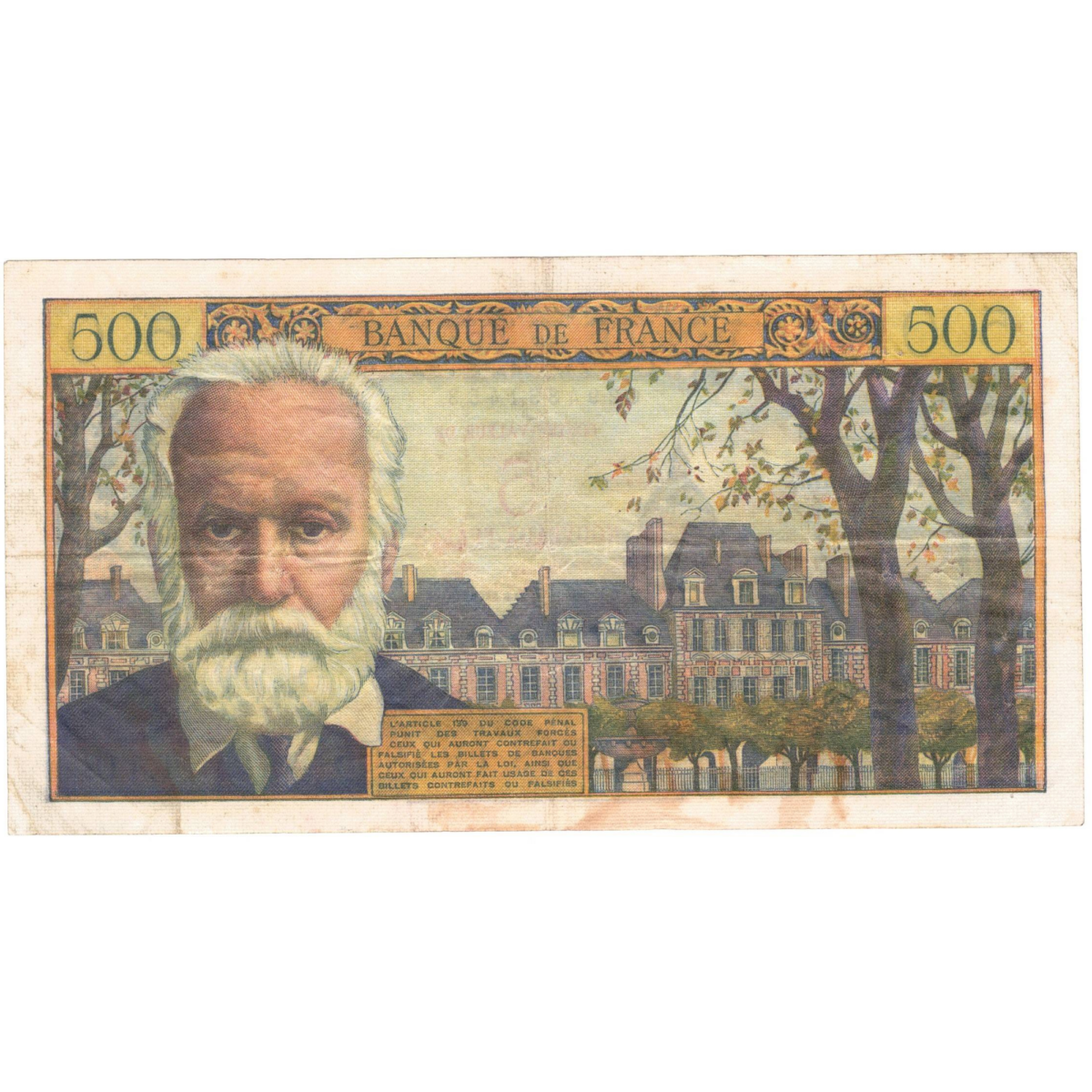 5 francs surcharge victor hugo revers 024