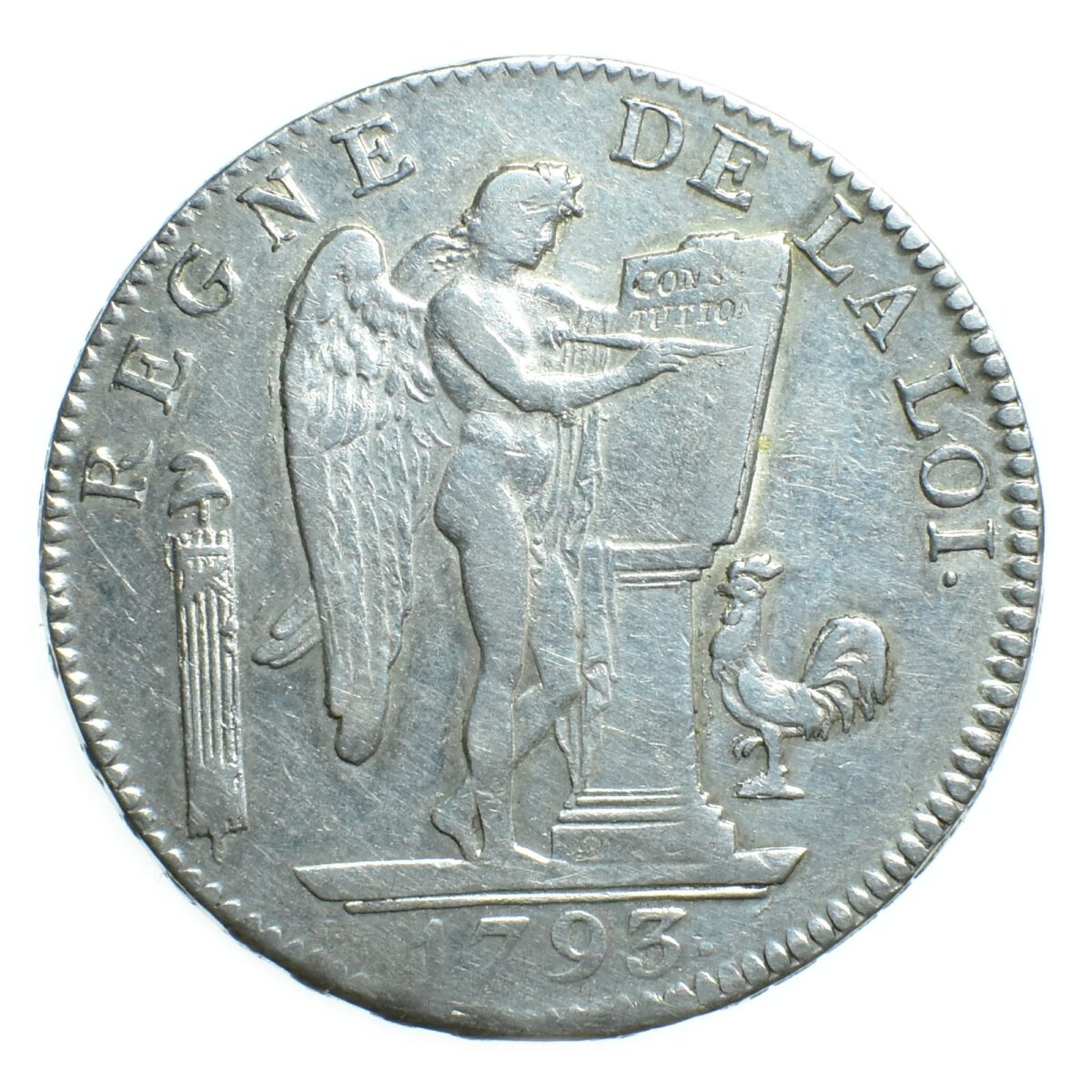 6 livres 1793 A revers 387