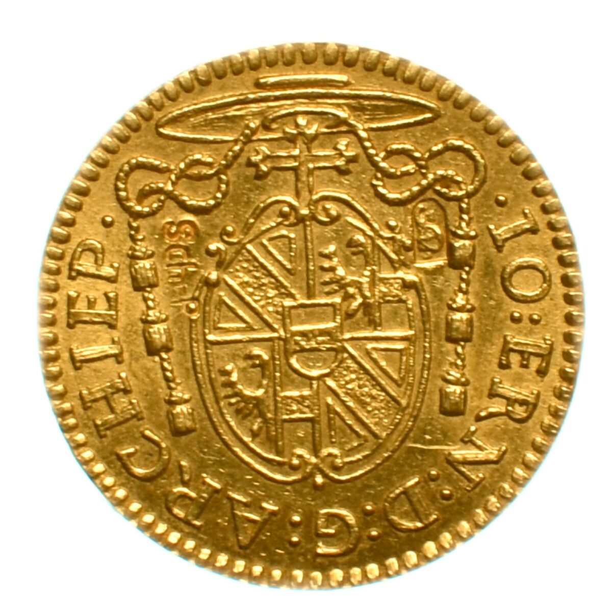 ducat salzbourg refrappe or revers 338