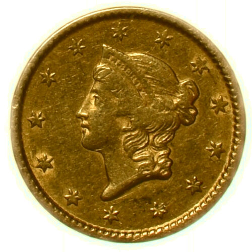 Dollar or 1850 philadelphie revers 421