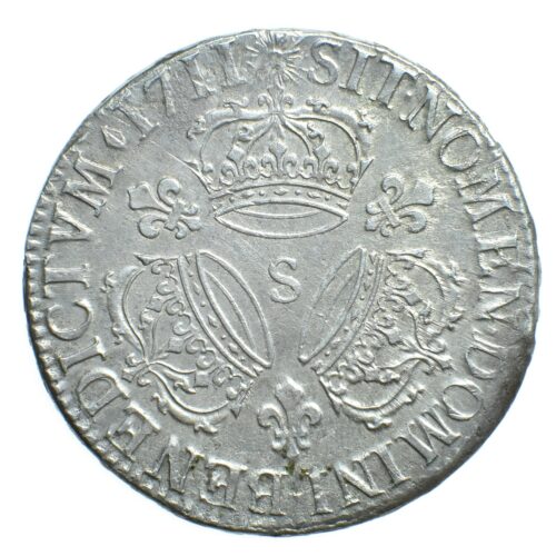 louis14 ecu 1711 reims revers 99