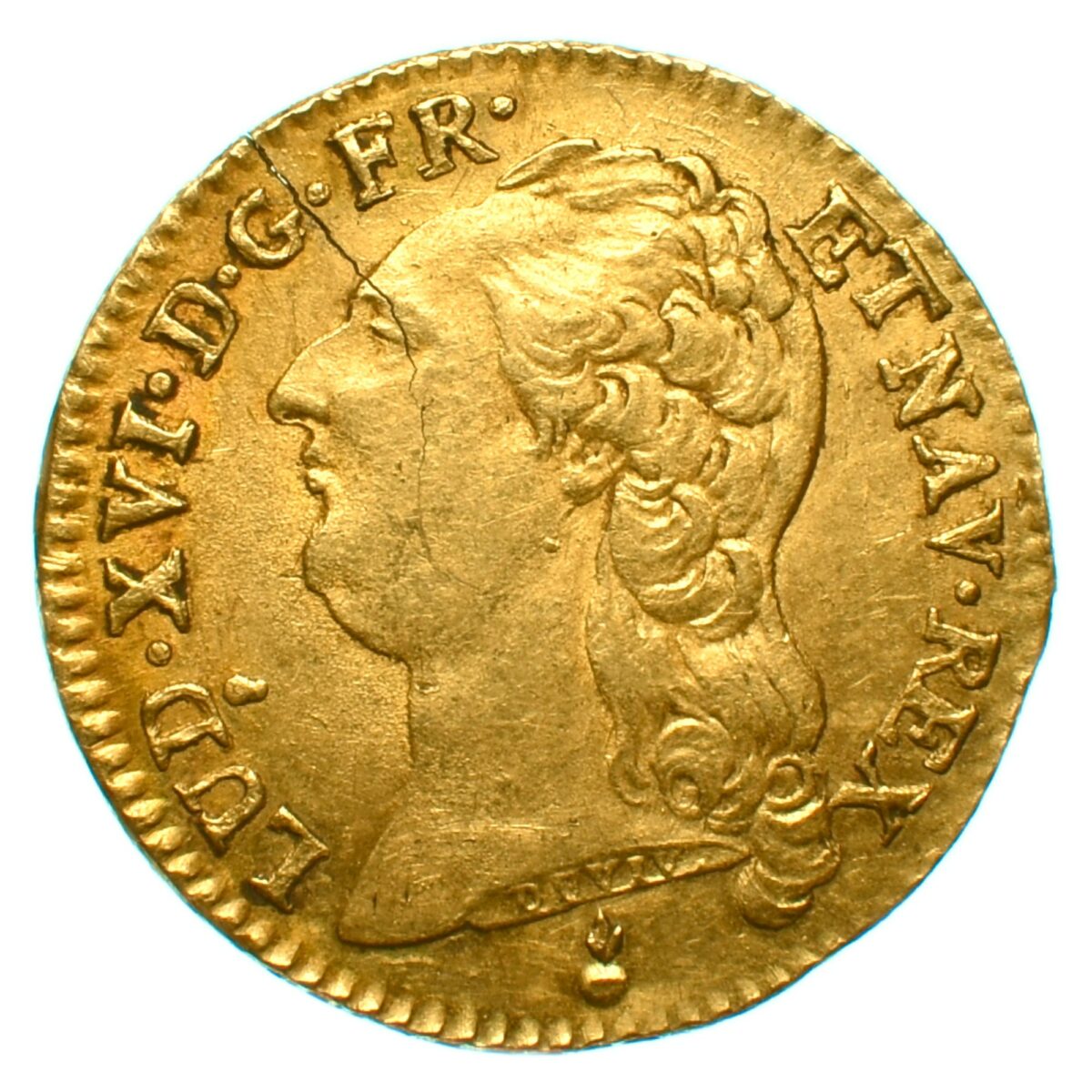 louis 16 1786 avers or metz 178