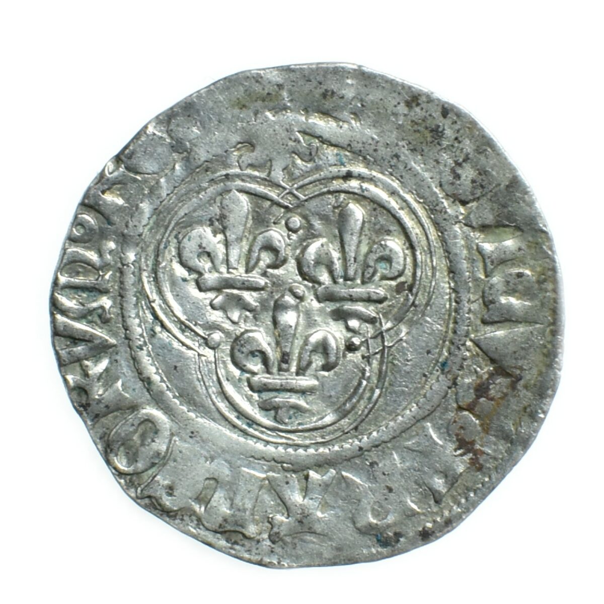 louis xi petit blanc lyon avers 84