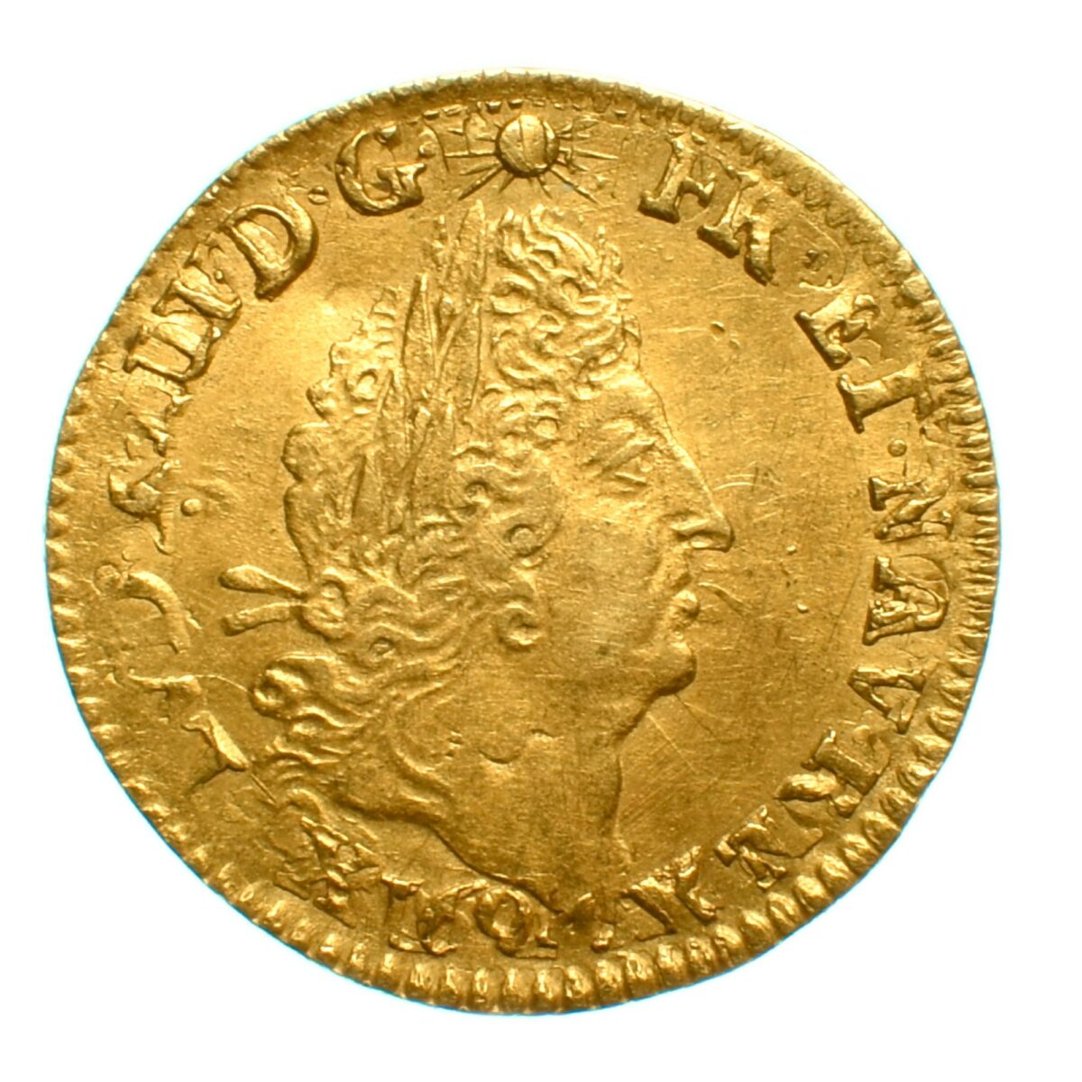 louis 14 demi louis or 1694 lille avers 337