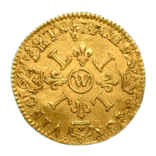 louis 14 demi louis or 1694 lille revers 337