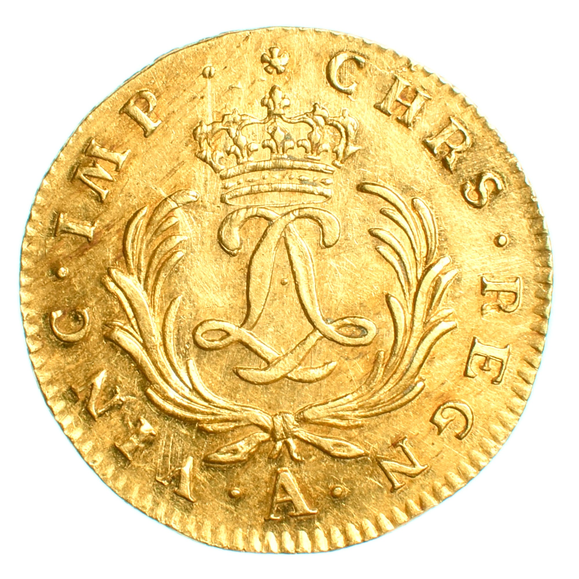 louis xv double mirliton or revers 514