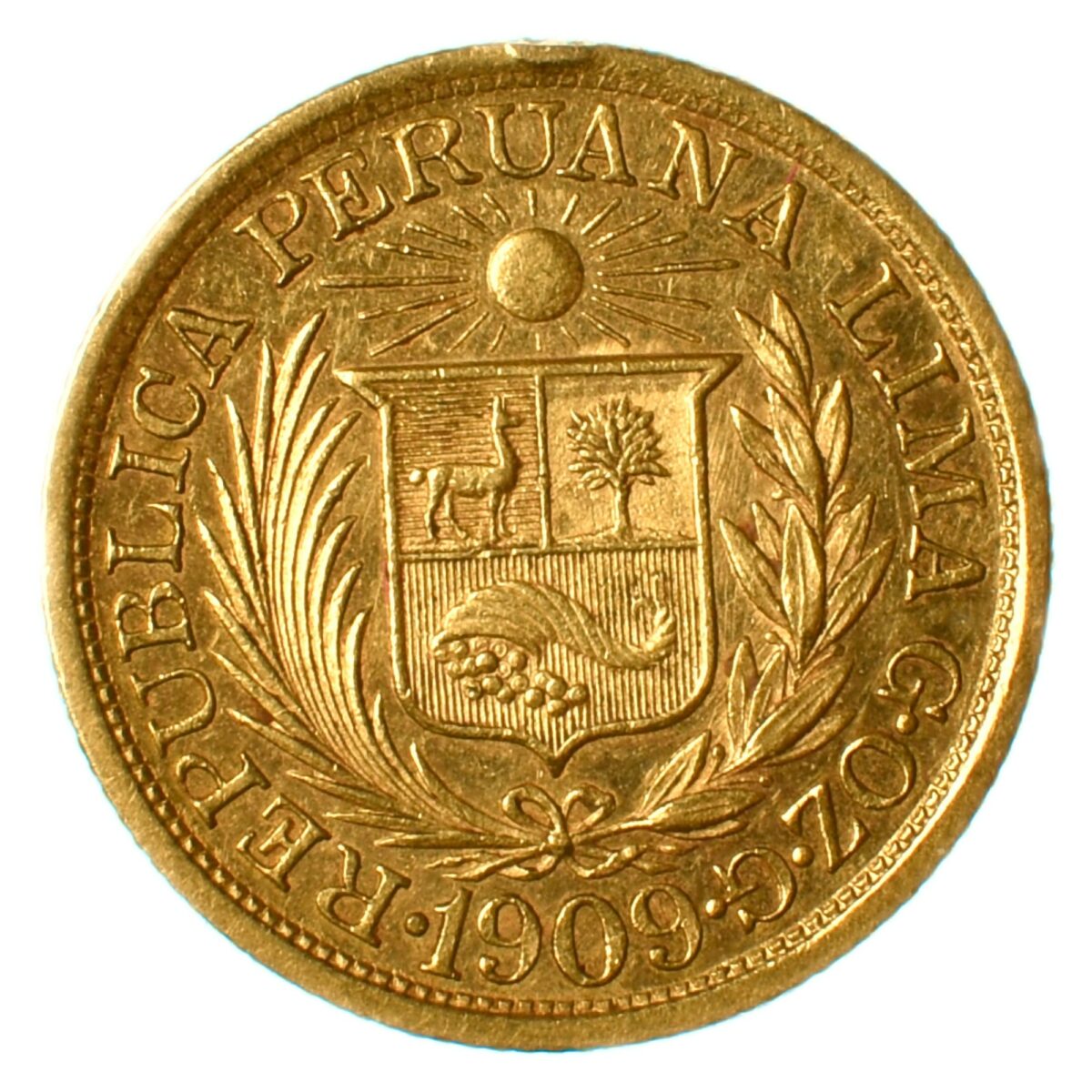 perou libra or revers 346