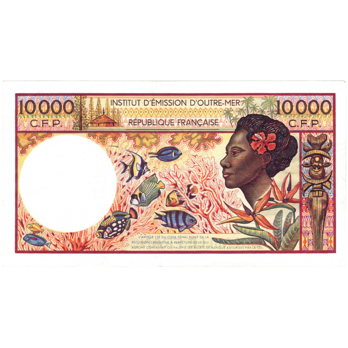 polynesie 10000francs 1986 avers 049
