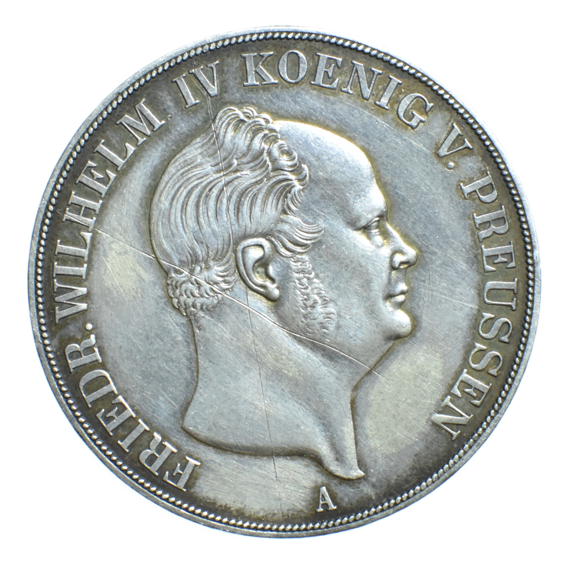 Prusse 2 thaler 1856 avers 393