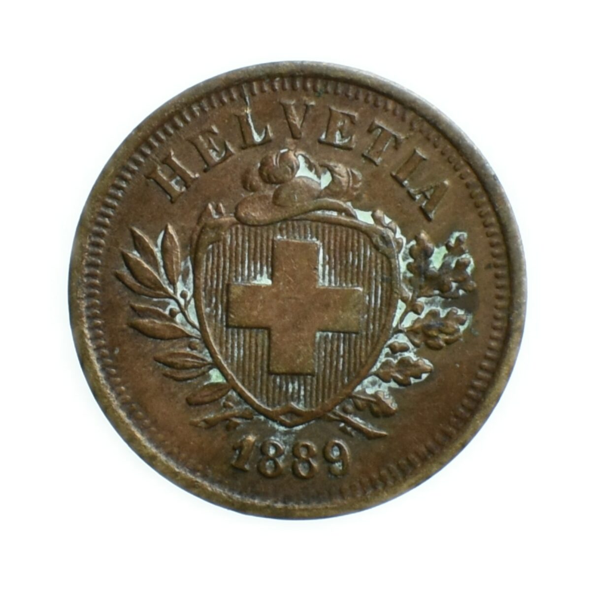suisse rappen 1889 revers 283
