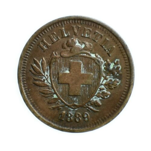 suisse rappen 1889 revers 283