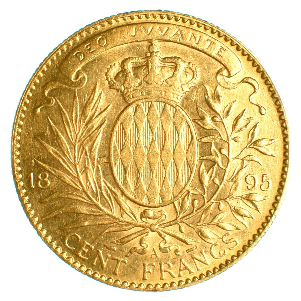 100 FRANCS MONACO OR 1895 AVERS