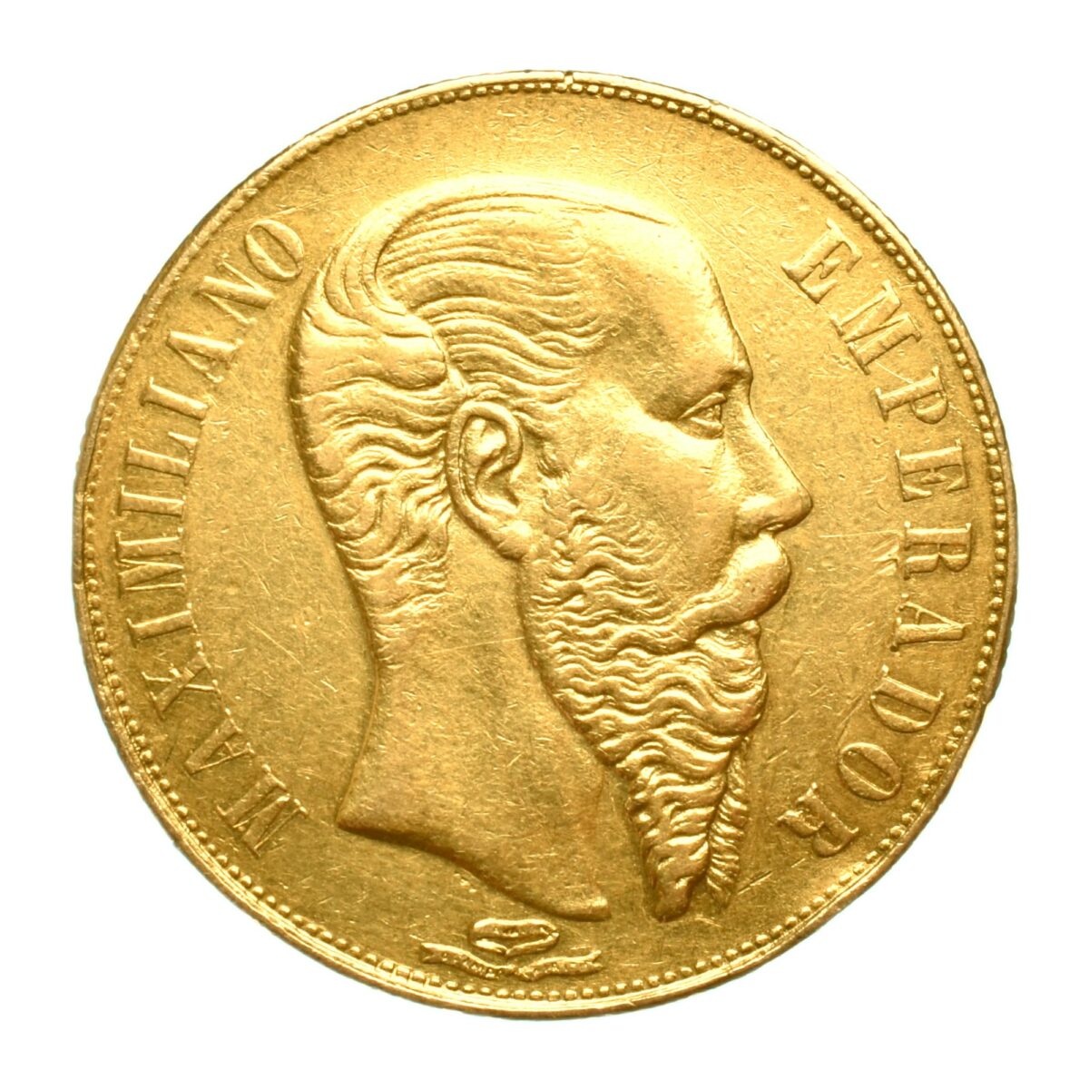 20 PESOS MEXIQUE 1866 OR REVERS