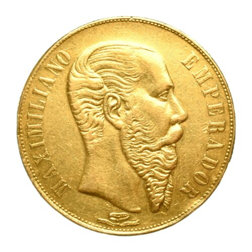 20 PESOS MEXIQUE 1866 OR REVERS