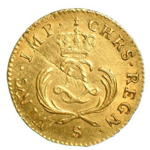 LouisXV Mirliton 1723 Reims revers