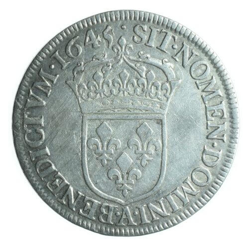 LOUIS14DEMIECU1645PARISREVERS