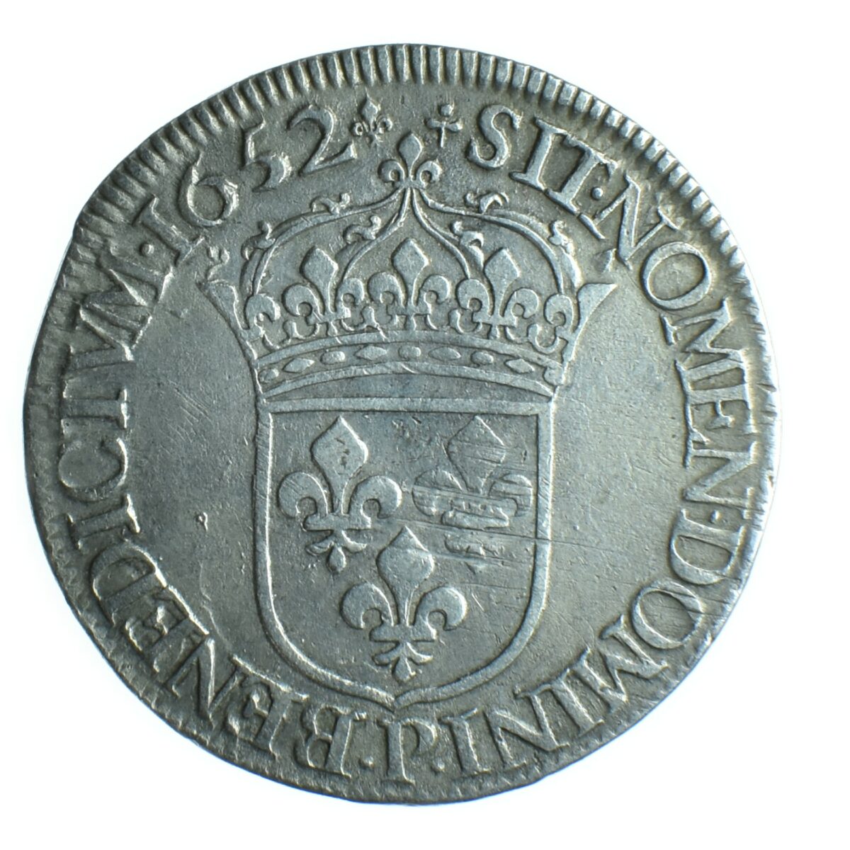 LOUIS14DEMIECU1652DIJONREVERS