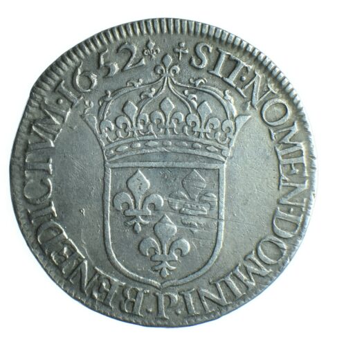 LOUIS14DEMIECU1652DIJONREVERS