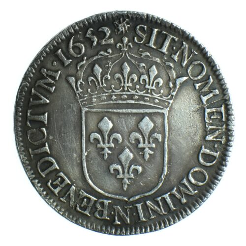 LOUIS14DEMIECU1652MONTPELLIERSREVERS