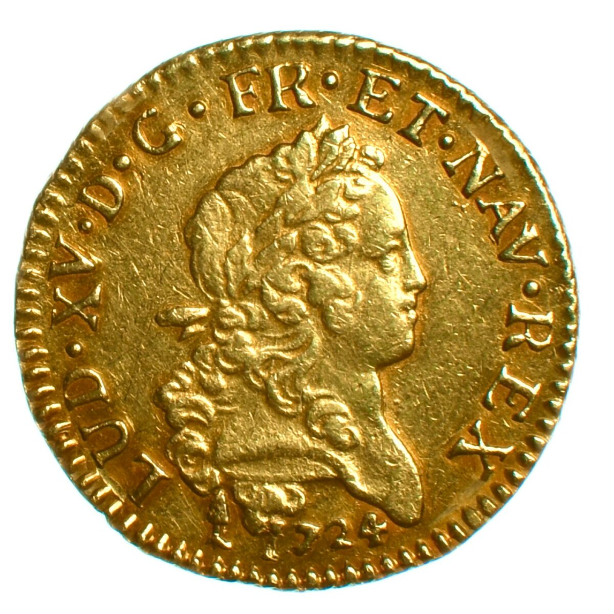 Louis or mirliton avers 1724 P Dijon