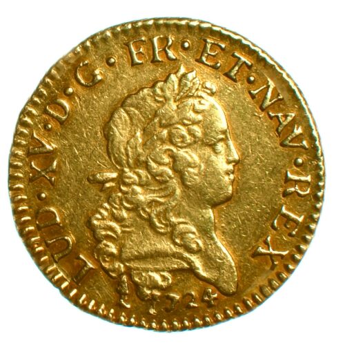 Louis or mirliton avers 1724 P Dijon