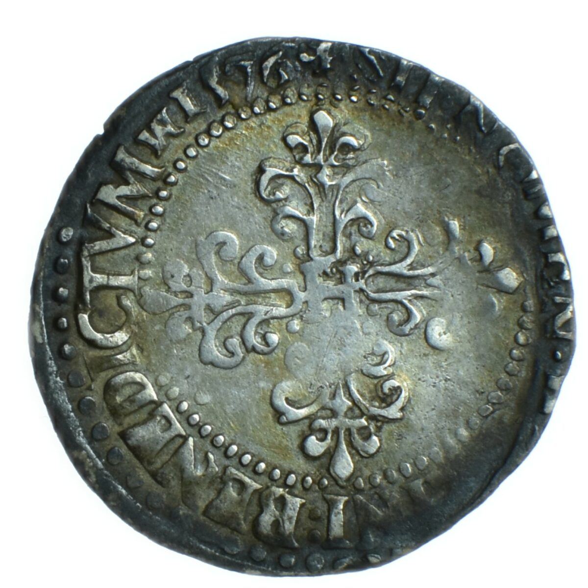 HENRIIII QUARTFRANC 1576 PARIS REVERS