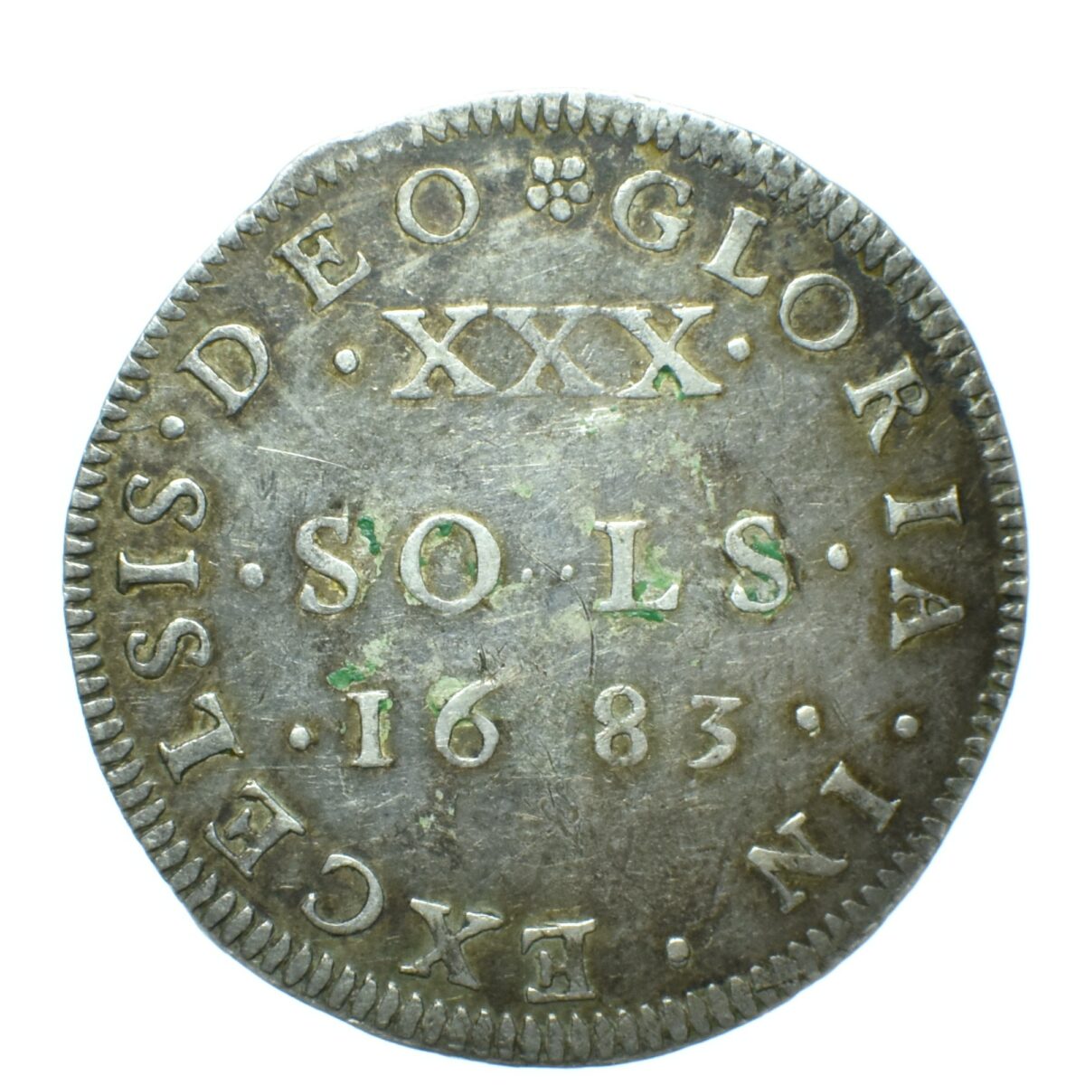 LOUIS14 30SOLS 1683 STRASBOURG AVERS