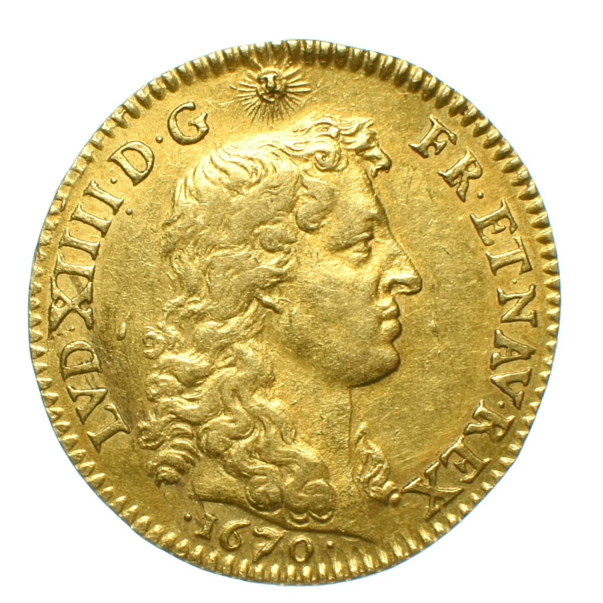 LOUIS14 LOUIS 8L OR 1670 PARIS AVERS