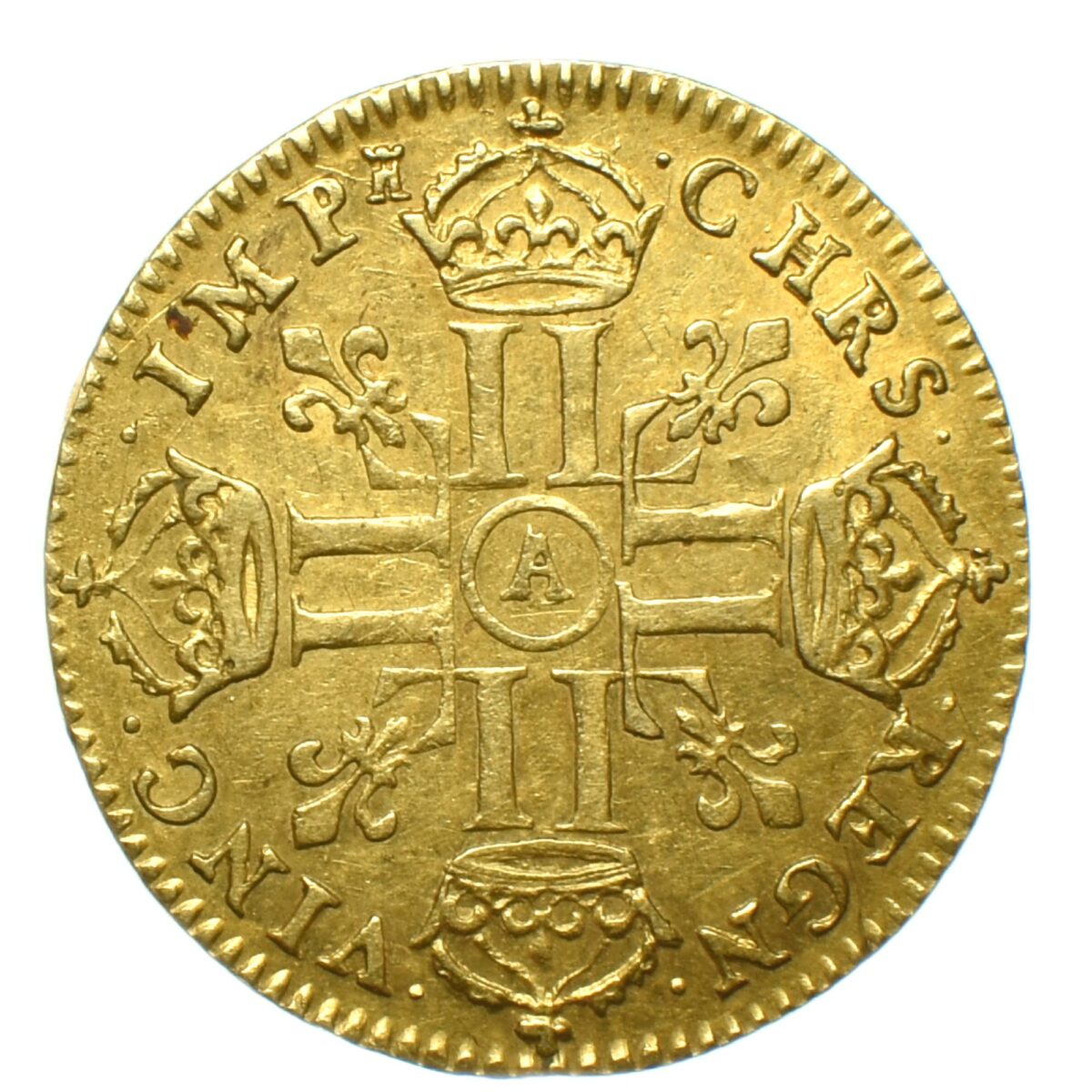 LOUIS14 LOUIS 8L OR 1670 PARIS REVERS