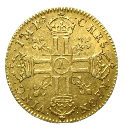 LOUIS14 LOUIS 8L OR 1670 PARIS REVERS