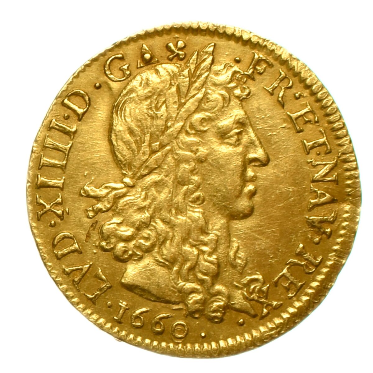 LOUISXIV LOUIS OR 1660 MONTPELLIER AVERS