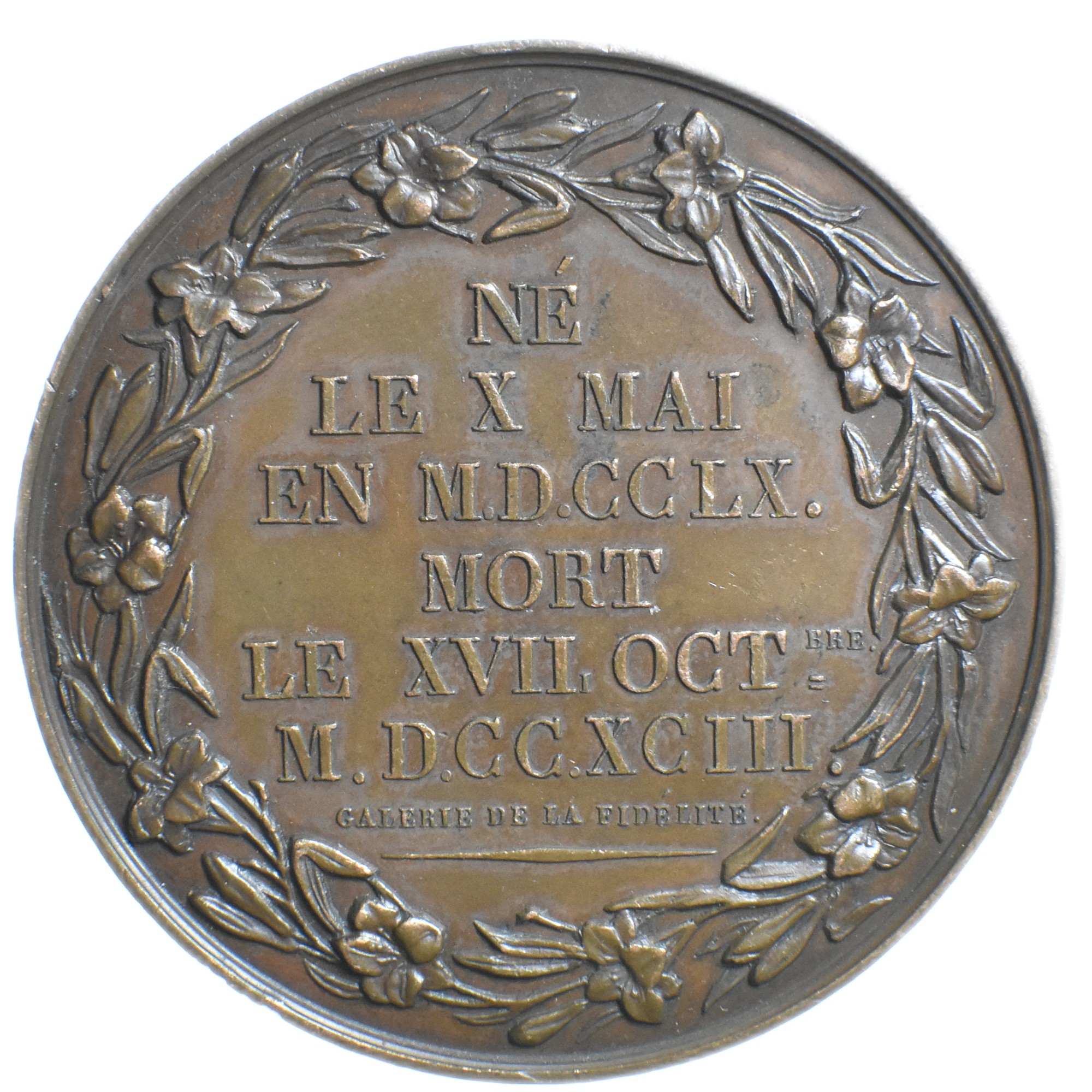 MEDAILLE BONCHAMPS REVERS