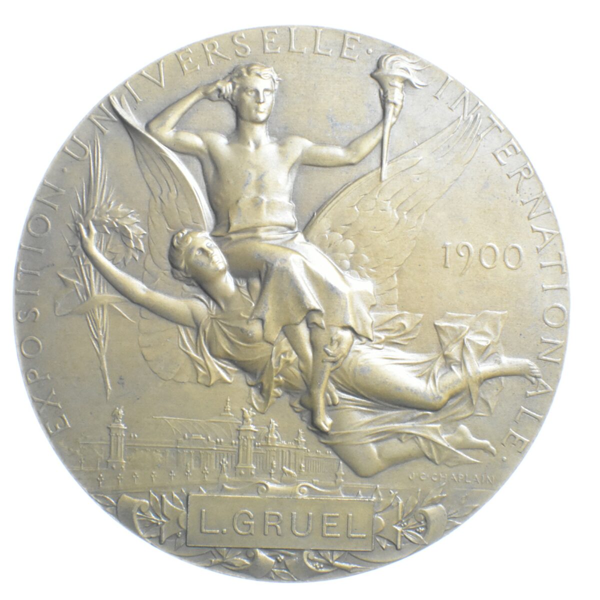 MEDAILLE EXPO 1900 REVERS