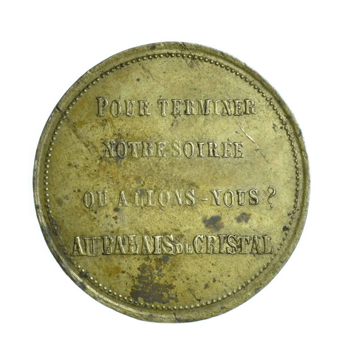 MEDAILLE MAISON CLOSE TIXIER REVERS