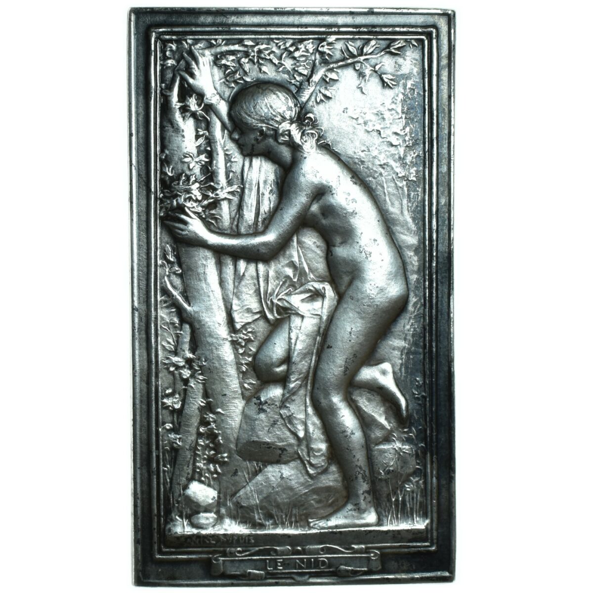 MEDAILLE ROTY ARGENT LE NID AVERS