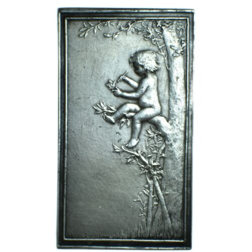 MEDAILLE ROTY ARGENT LE NID REVERS