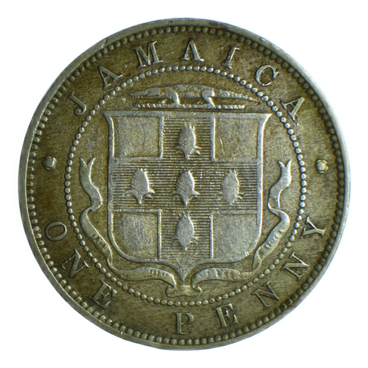 VICTORIAPENNYJAMAICA1887REVERS