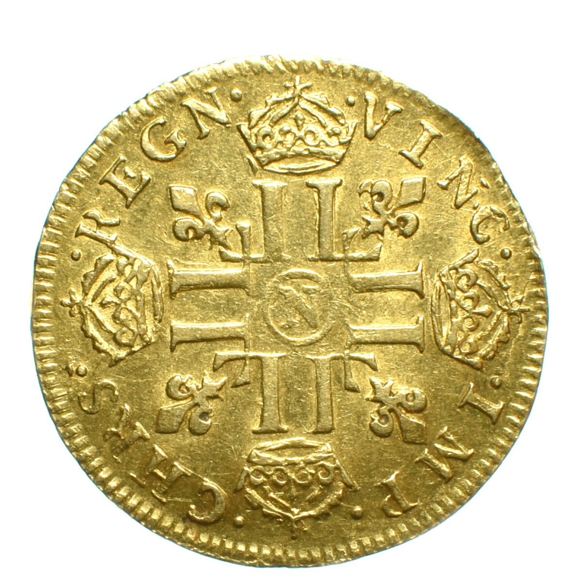 LOUIS14 LOUIS MECHE LONGUE 1653 MONTPELLIER REVERS