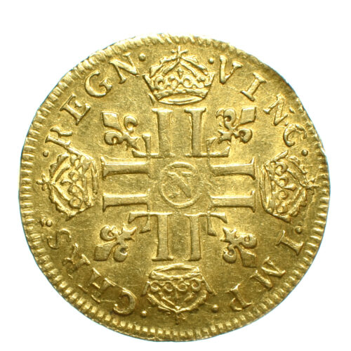 LOUIS14 LOUIS MECHE LONGUE 1653 MONTPELLIER REVERS