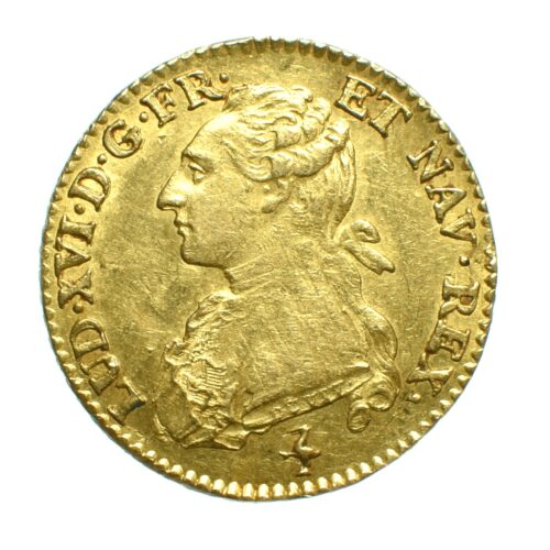 LOUISXVI BUSTE HABILLE OR AVERS 1778