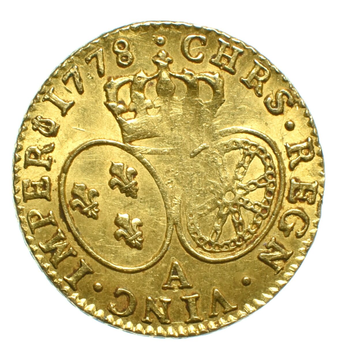 LOUISXVI BUSTE HABILLE OR REVERS 1778