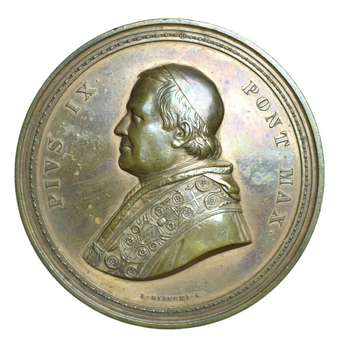 MEDAILLE PIE IX SAINTPIERRE AVERS