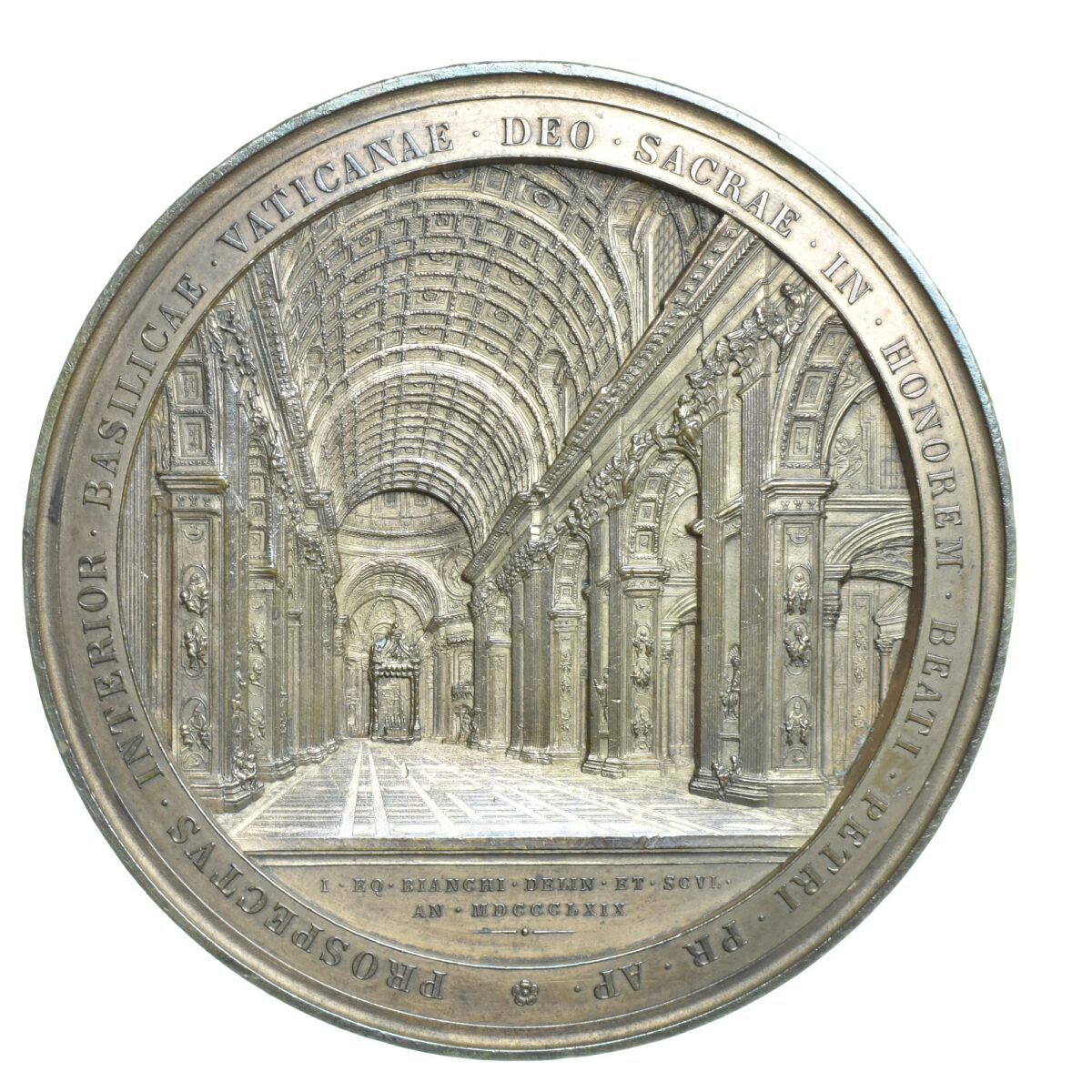MEDAILLE PIE IX SAINTPIERRE REVERS
