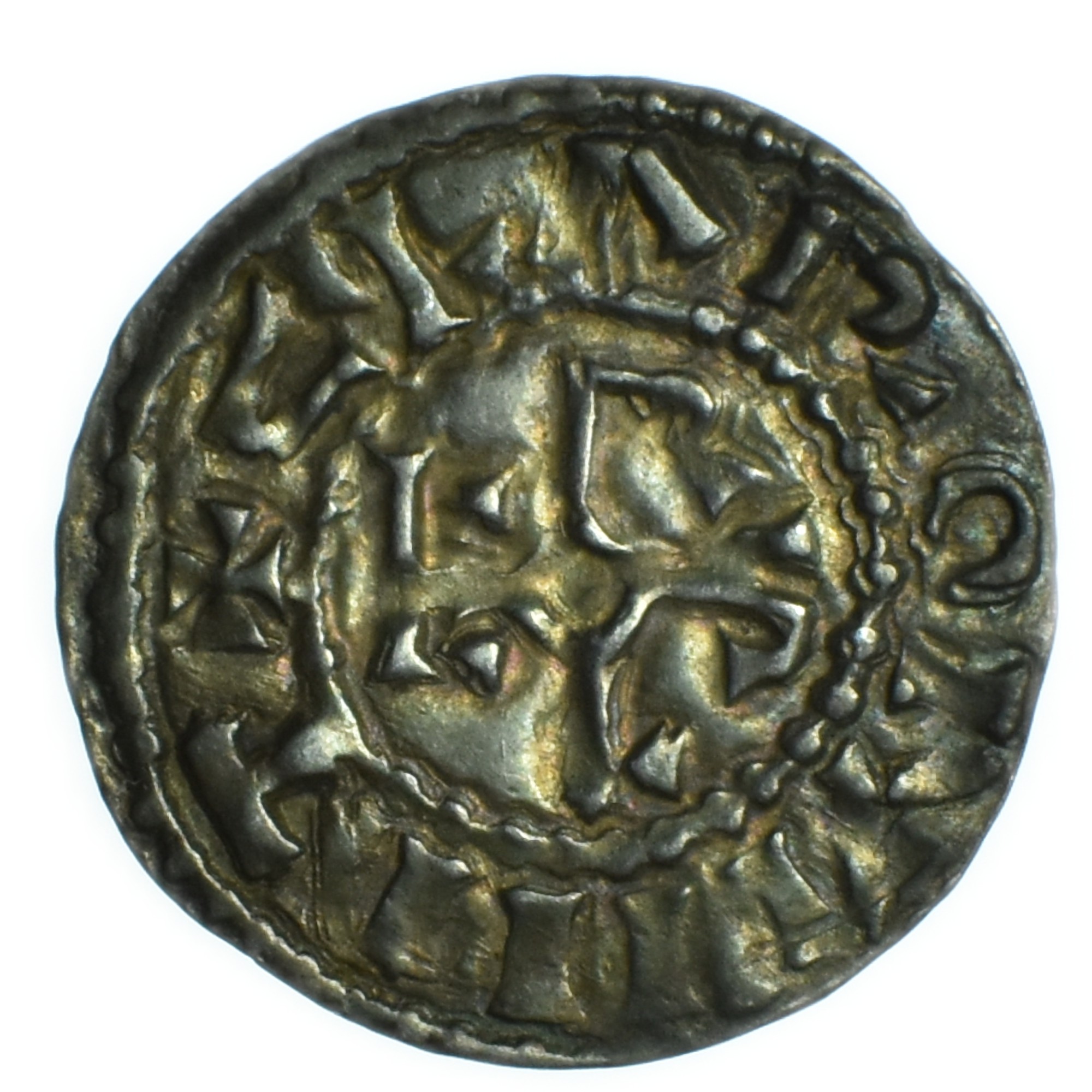 Carolingiennes - Charles le Chauve - Denier - Clermont-Ferrand