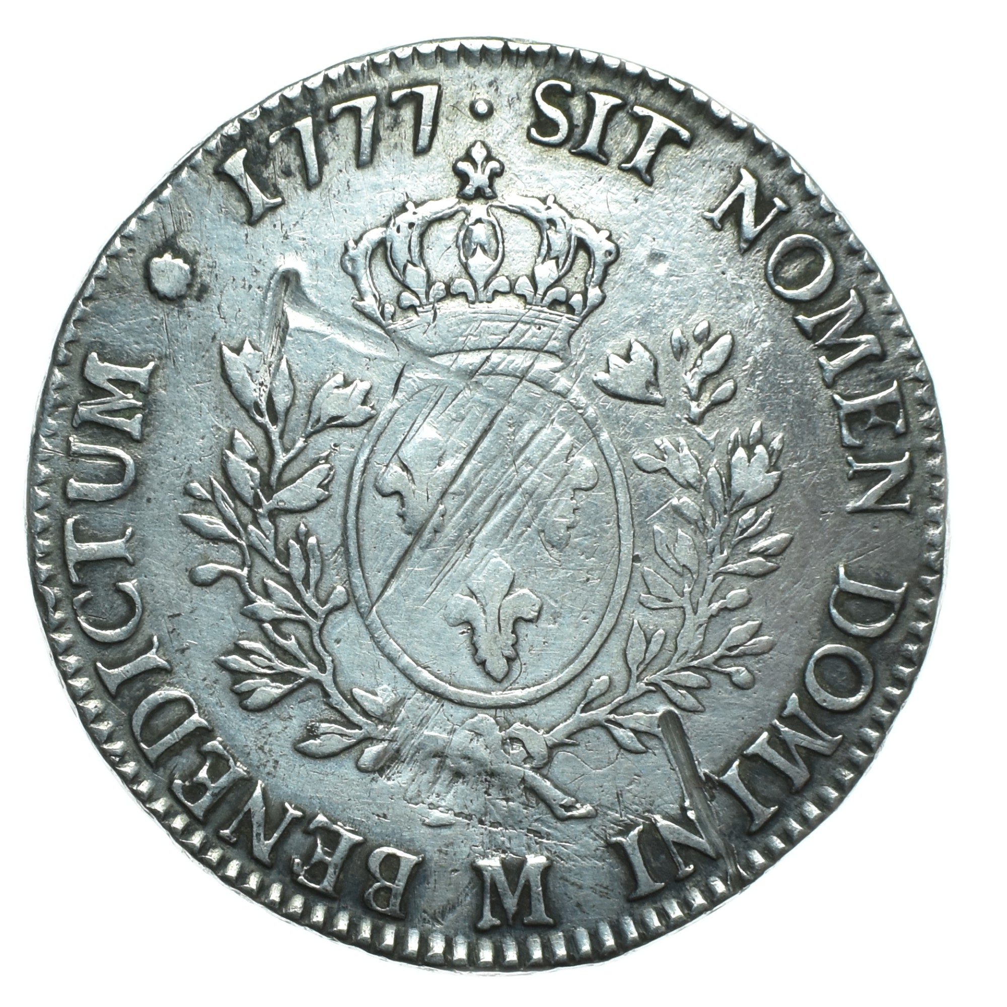 LOUIS XVI ECU 1777 REVERS