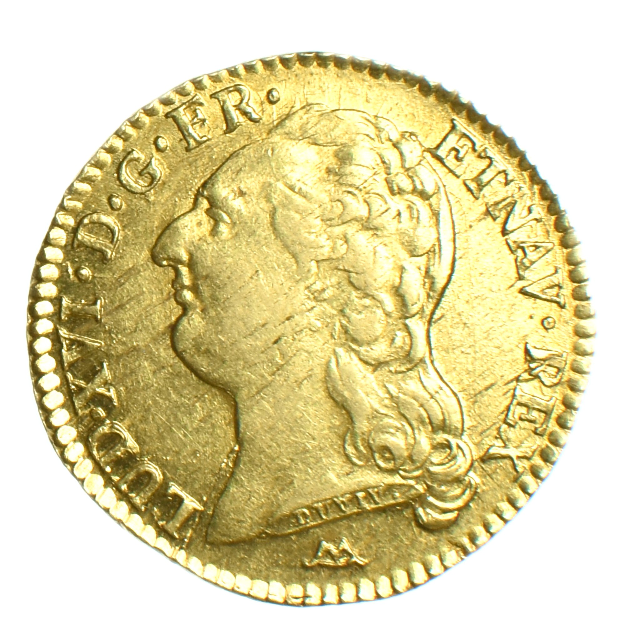 LOUIS XVI LOUIS OR 1786 MONTPELLIER AVERS