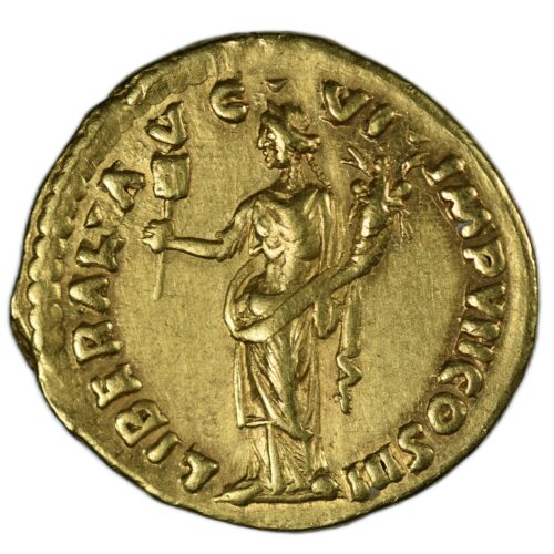 MARC AURELE AUREUS OR ROME REVERS